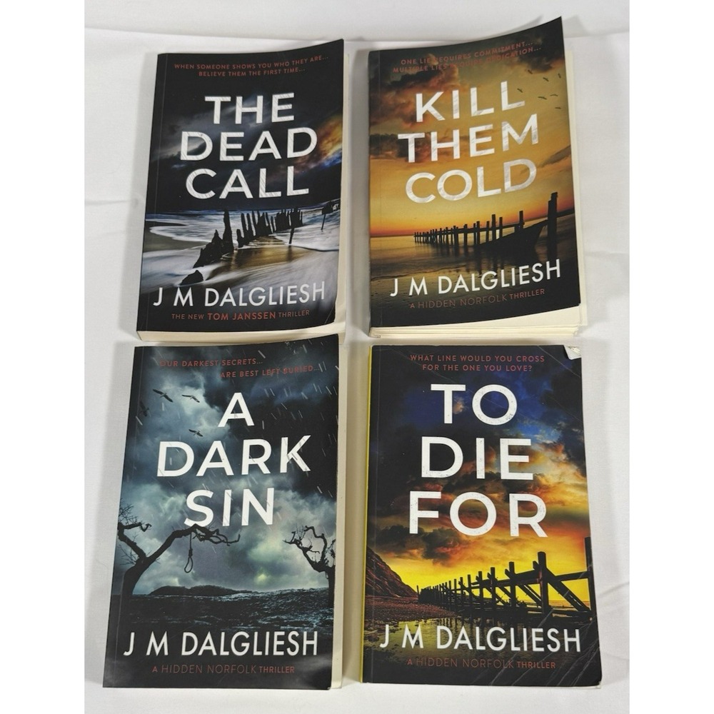 J.M. Dalgliesh Hidden Norfolk Books 6-9 Paperback Set Crime Mystery Thriller